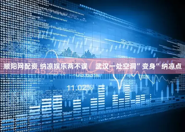 顺阳网配资 纳凉娱乐两不误    武汉一处空洞”变身”纳凉点