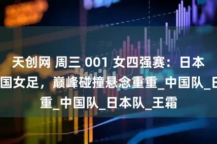 天创网 周三 001 女四强赛：日本女足 VS 中国女足，巅峰碰撞悬念重重_中国队_日本队_王霜