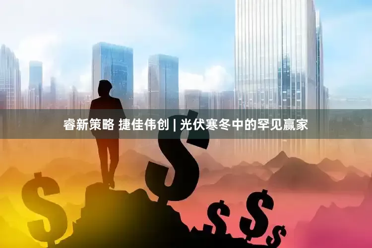 睿新策略 捷佳伟创 | 光伏寒冬中的罕见赢家